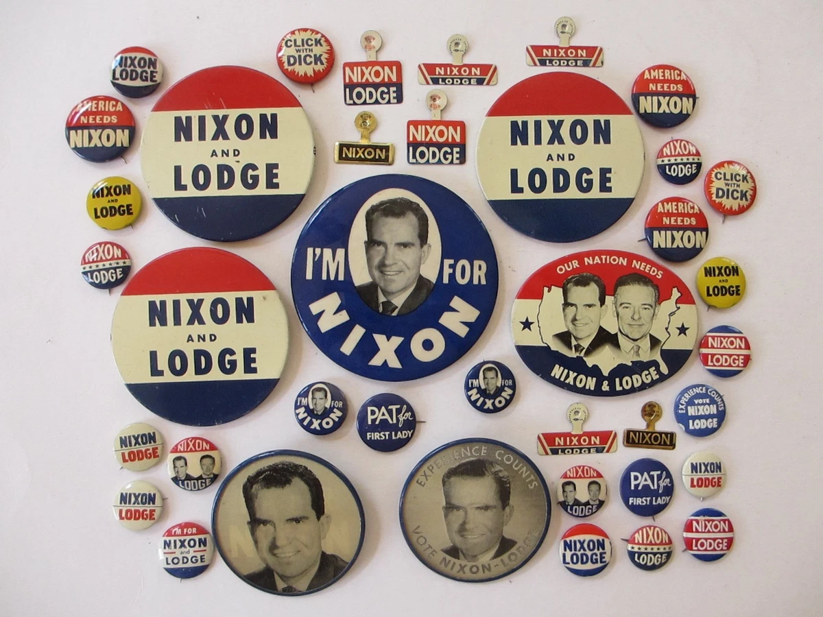 Richard Nixon 1960 Button US Presidential Candidate Collectibles