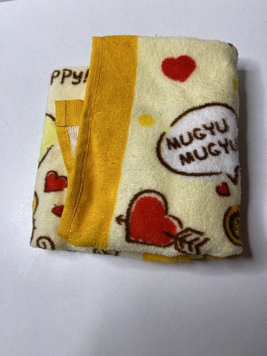 Pompompurin cotton washcloth facecloth flannel BRAND NEW WITH TAGS RARE IMPORT  - Picture 11 of 11