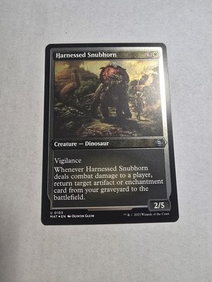 Harnessed Snubhorn (Foil Etched) March of the Machine: The Aftermath Foil