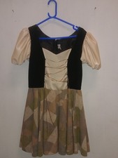 Ladies Medieval Style Fancy Dress Tavern Wench Outfit Medium