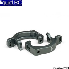 Tekno RC 9142C Spindle Carriers L/R Almn 121 Degree Eb/NB48 2.1