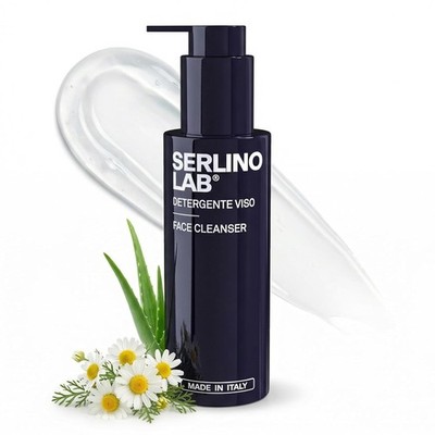 Serlino Lab Face Cleanser  Moisturizer with Retinol and Hyaluronic Acid,