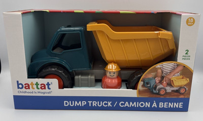 Battat   Yellow Dump Truck   Classic Toddler Trucks   Kids Construction Toys  