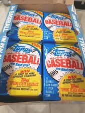 1989 Topps Baseball Wax Box 29 Factory Sealed Packs Nolan Ryan Cal Ripken On Box