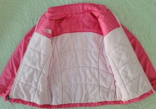 THE NORTH FACE Little Kids Reversible Jacket- Pink-Girls Size XS 6 - Picture 5 of 8