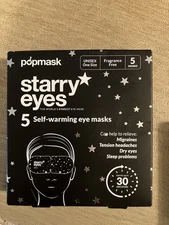 Popmask Starry Eyes 5 Self Warming Eye Mask  Unisex One Size Exp 12/26