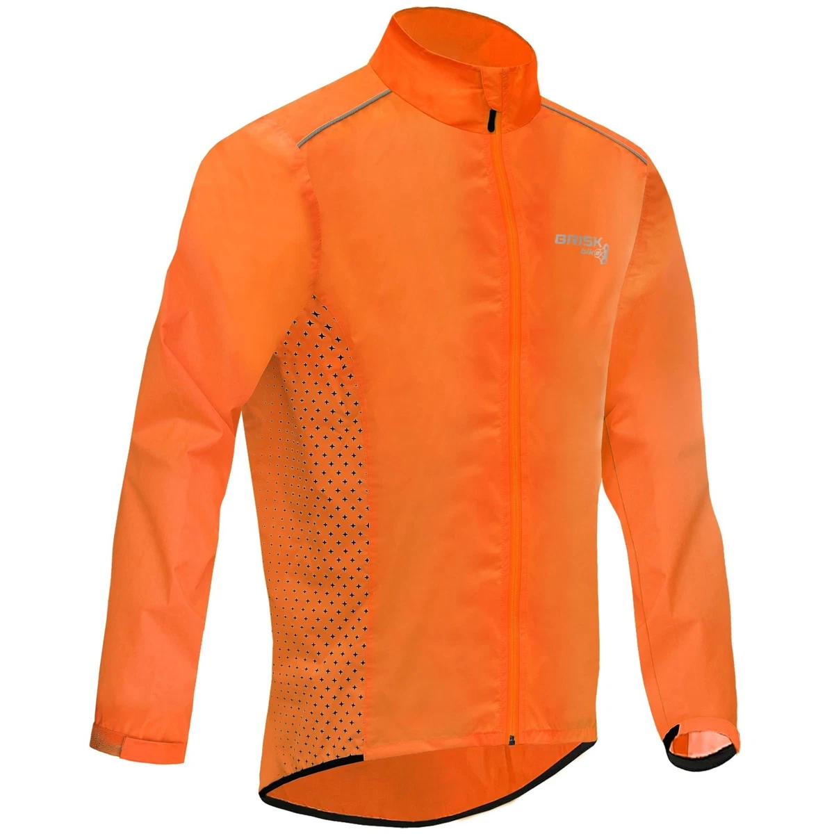 Hiviz Cycling Rain Jacket Waterproof Sports Rain Coat with Light Stain marks