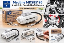 NEW Medline MDS85196 Anti-Fold Anti-Theft Device for Wheelchairs