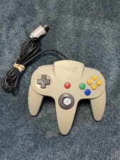 Nintendo 64 Solid Gray Controller NUS-005 Official N64 OEM Tested Working