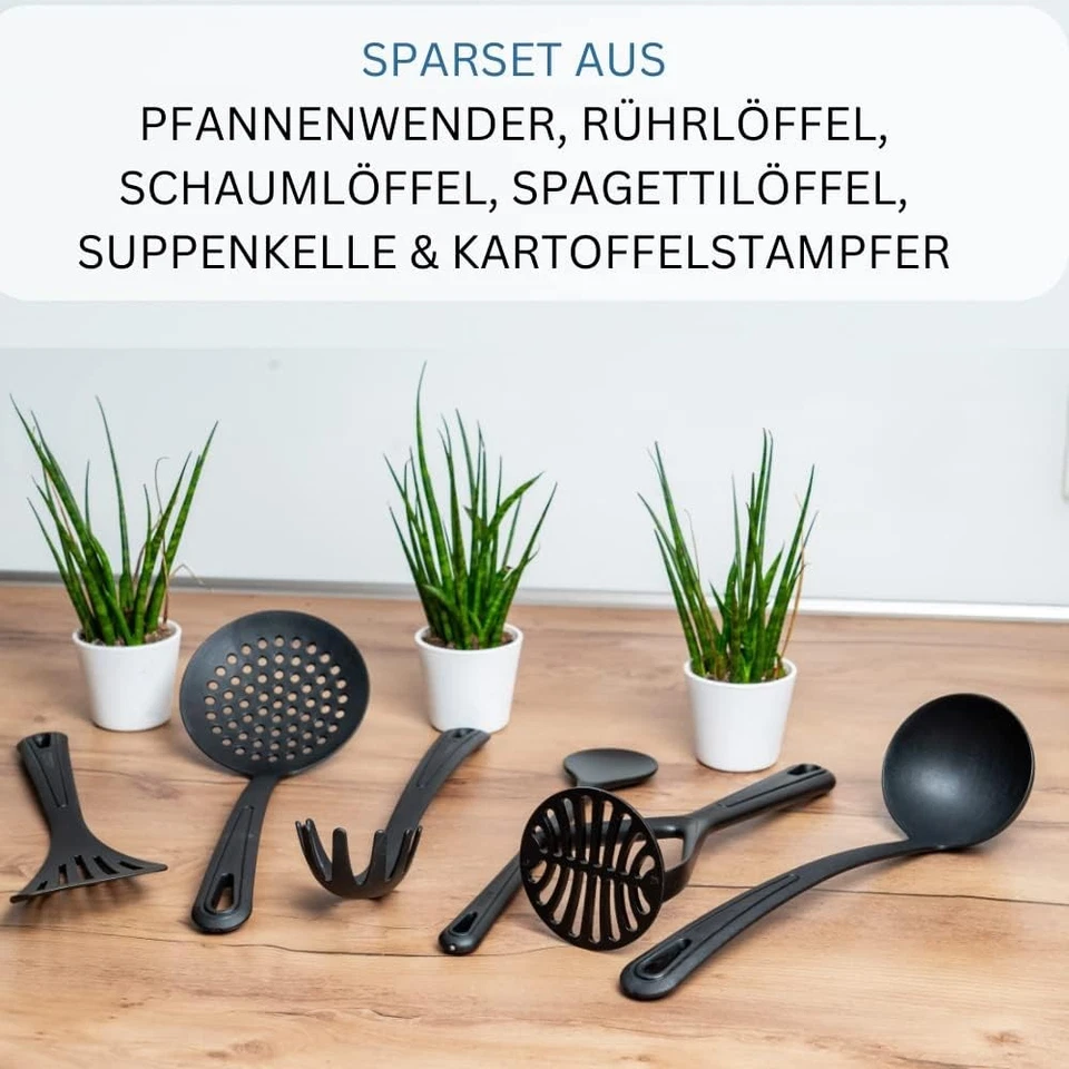 Westmark Set de utensilios de cocina, 6 piezas, Espátula, Cuchara para mezclar, - Imagen 3 de 4