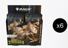 Sealed Secrets of Strixhaven Collector Booster 6 Box Case PRESALE 4/24 Magic MTG