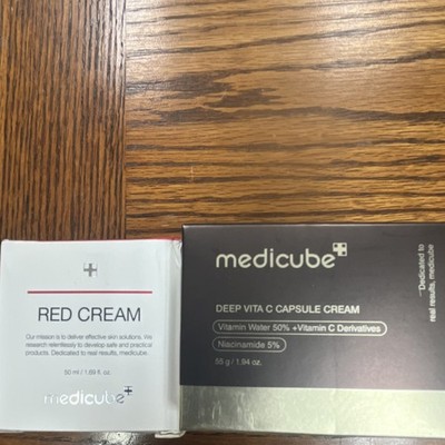 medicube Red Cream & Deep Vita C Capsule Cream Set Vitamin C Niacinamide