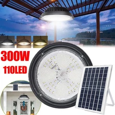 Solar Pendant Light Outdoor Indoor Hanging Light Waterproof for Barn Shed Garden