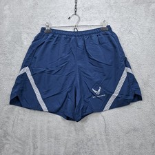 Air Force Medium Shorts USAF PTU Blue Reflective PT Trunks 4 in inseam