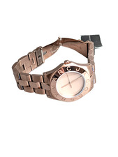 Marc by Marc Jacobs MBM3128 Blade Watch Brown Espresso Steel New - Needs Battery
