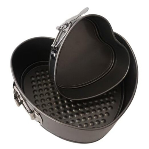 Springform Pan Heart-Shaped, Heart Cake Pan with Removable Base, Muffin Pan