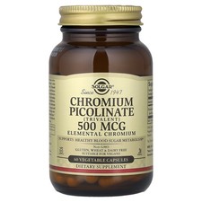 Chromium Picolinate, 500 mcg, 60 Vegetable Ca...