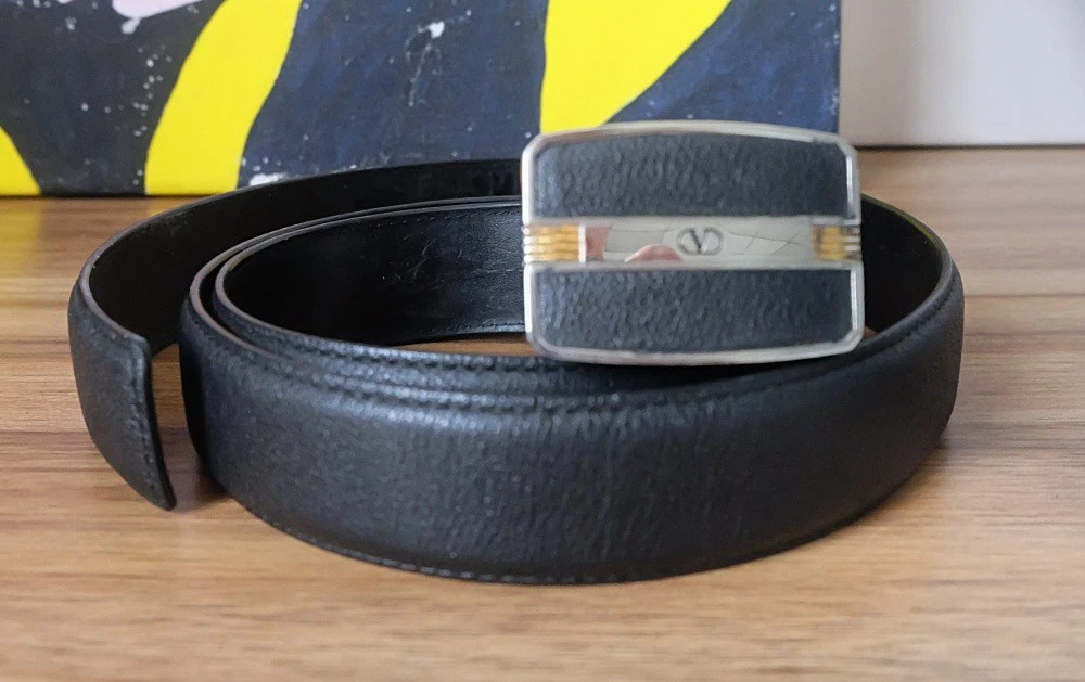 Valentino Black Belts for Men for sale | eBay display picture 2