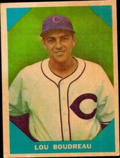 1960 Fleer Baseball Greats LOU BOUDREAU #16 EX