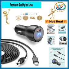 Starlink Mini USB C Power Cable 5.9FT Car Adapter 100W Digital Display Gray