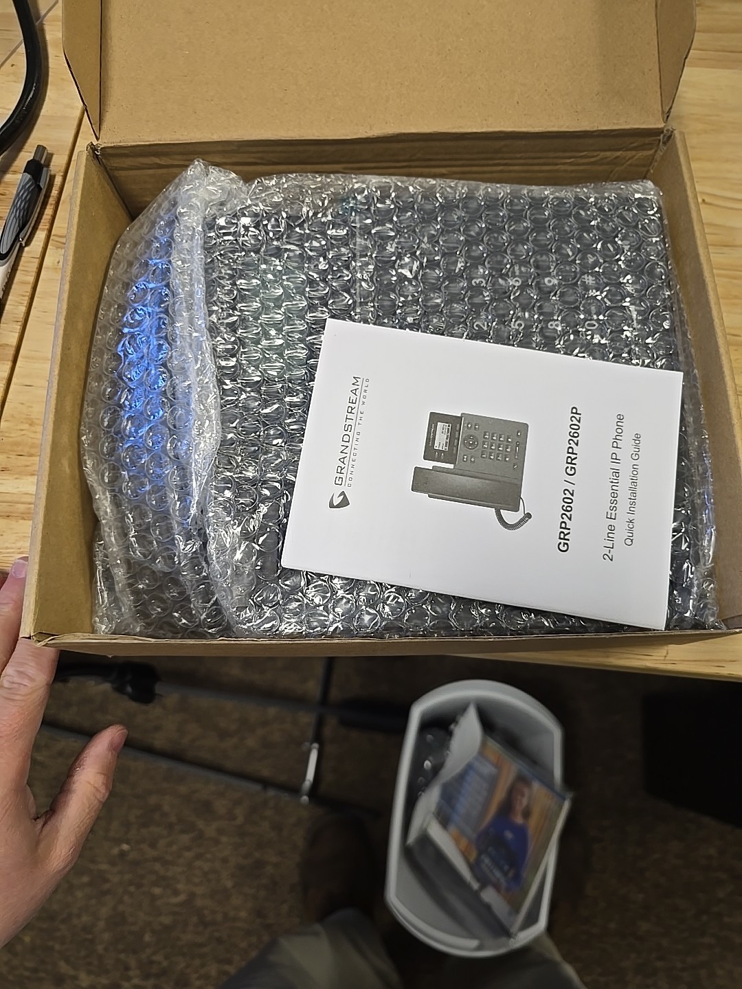 Grandstream GRP2602P 2-Line 4-SIP Accounts IP Phone.