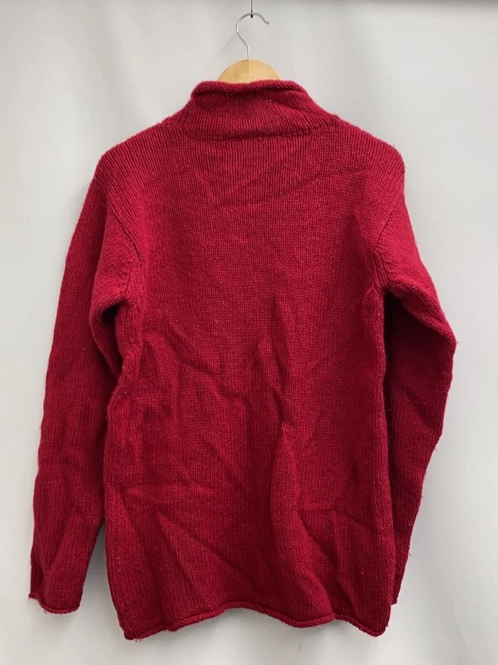 Suéter tejido James Charlotte (grueso) -- Lana ROJO Foto 2 de 4