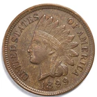 1899 Indian Head Penny Cent Extremely Fine (XF)