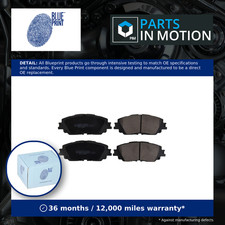 Brake Pads Set fits TOYOTA C-HR ZYX1, ZYX10 1.8 Front 2016 on 2ZR-FXE Blue Print