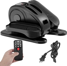 Under Desk Elliptical, Electric Seated Pedal Exerciser Quiet Compact Mini Ellipt