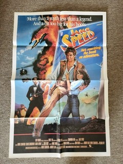 1986 Jake Speed Original One Sheet Movie Poster 27x41