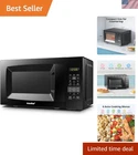 Stainless Steel 700W Microwave with Digital Display & ECO Mode - Quiet Operation