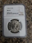 1946-D Walking Liberty Silver Half Dollar MS65 NGC