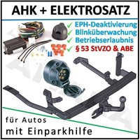 AHK ES7 FüR Fiat Scudo I 94-12 AnhäNgerkupplung Eph-Deaktivierung Einparkhilfe