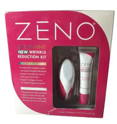 ZENO Line Rewind New Wrinkle Reduction Kit Serum & Device New