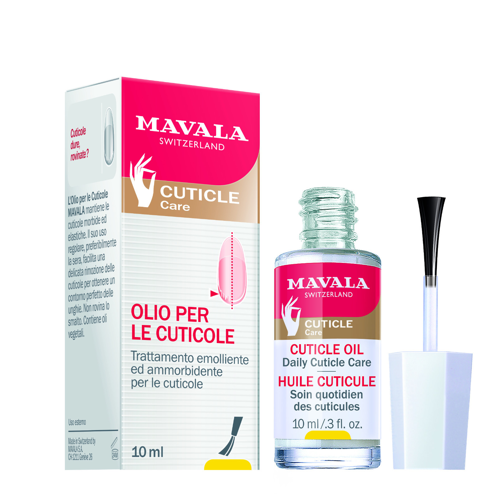 MAVALA NAIL CARE HUILE CUTICULE- TRATTAMENTO GIORNALIERO DELLE CUTICOLE- ML 10