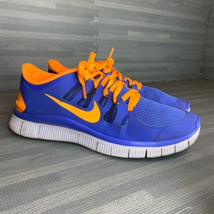 nike free 5.0 blue and orange