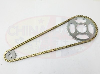 Lexmoto Michigan 125 ZS125-79-E4 KETTE UND KETTENRAD KIT SCHWERLAST 17-19 GOLD
