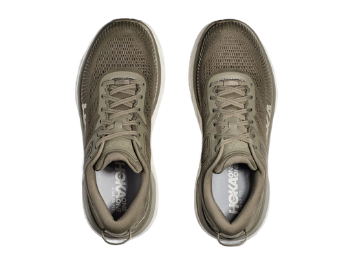 HOKA BONDI 7 Sneakers Olive Haze/White New - Zdjęcie 2 z 5