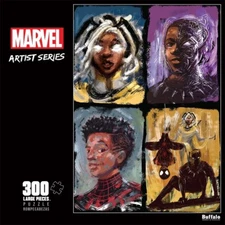 Marvel Artist Series 300 Pc Large Size Jigsaw Puzzle, Brand New-Sealed Box!