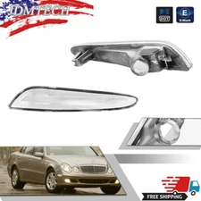 Clear Lens Front Side Marker Light For 03-06 Benz E320 E500 E55 AMG W211 E-Class