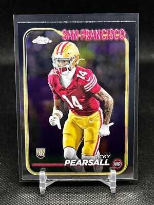 2024 Topps Chrome Football Ricky Pearsall #243 RC