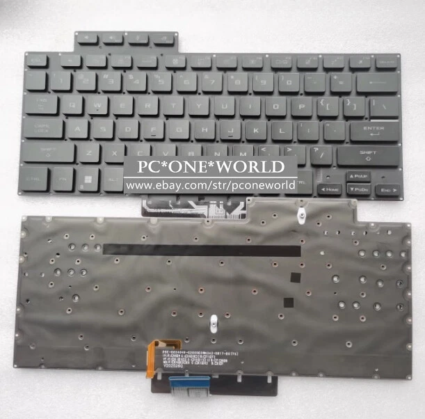 New ASUS ROG Flow X16 GV601 GV601RE GV601RM GV601RW GV601VI Keyboard US Backlit - Image 3 of 4