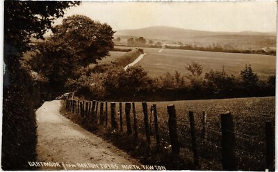 PC DEVON NORTH TAWTON DARTMOOR AUS BARTON FIELDS RPC ENGLAND (u3100)