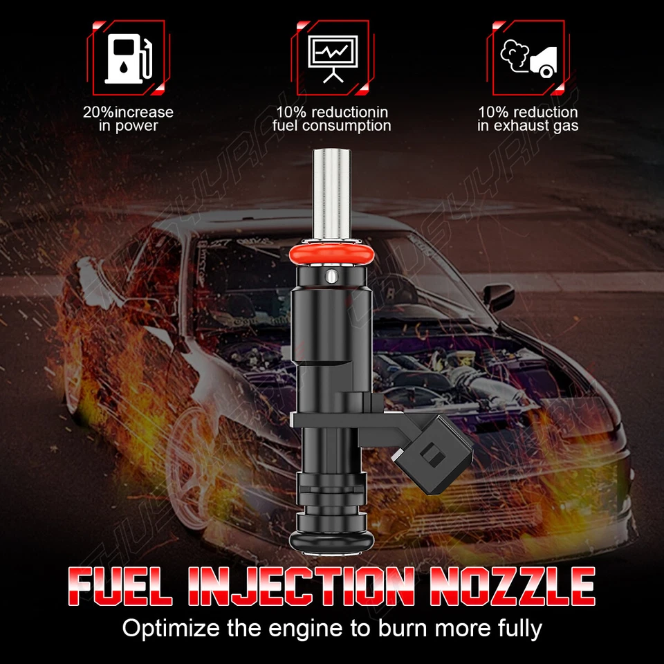 Juego de 6 inyectores de combustible originales para 06-07-08 BMW 330i 330xi 3,0 L #7531634 Foto 3 de 4