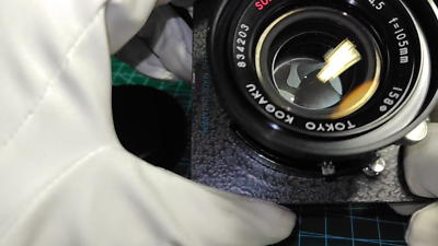 フィルムカメラ Tokyo Kogaku Super Topcor 105mm f/4.5 NEAR MINT】Tokyo Kogaku Super Topcor 105mm f/4.5 Lens For Horseman