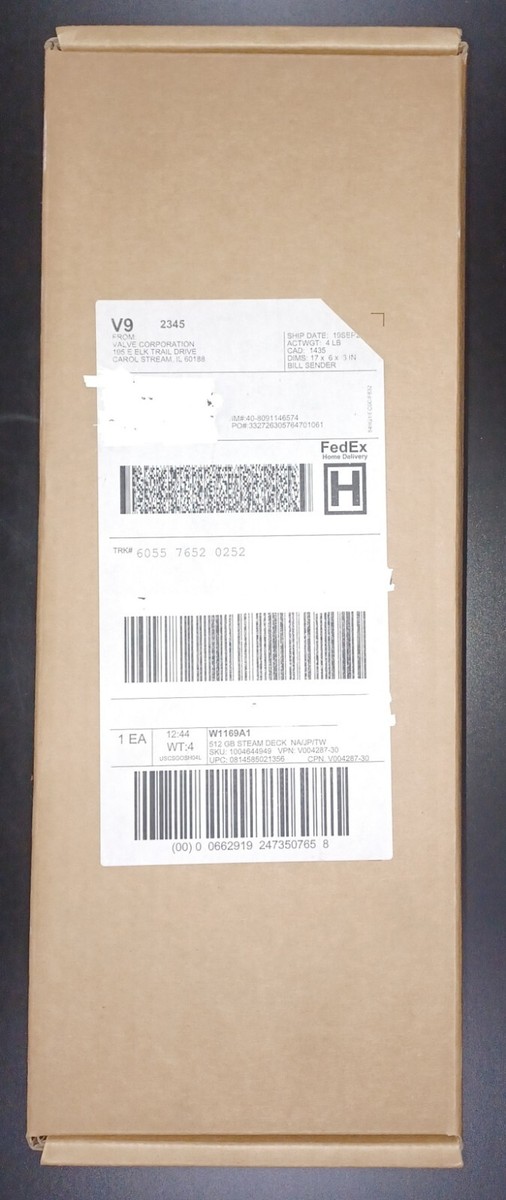New 2022 - VALVE Steam Deck 512GB - Black LCD System | eBay