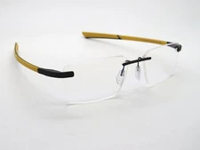 McLaren Super Series MLSUPO25 C04 Matte Black-Yellow Rimless 54mm Eyeglasses