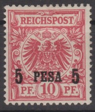=== Dt. Kolonie OSTAFRIKA Mi. 3 Ia *, Kat. 90&euro; ===