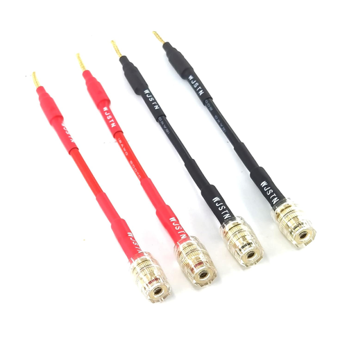 Flex Pin Banana Plugs to 4Mm Female Banana Jack Speaker Audio Adapter for Spring - Picture 2 of 12