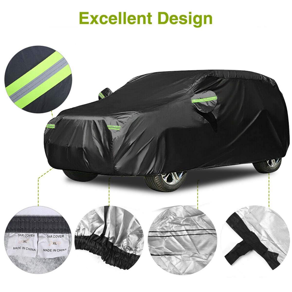 Car Cover For Jeep Wrangler 2 Door CJ YJ TJ JK Dust UV Waterproof Protection SU eBay